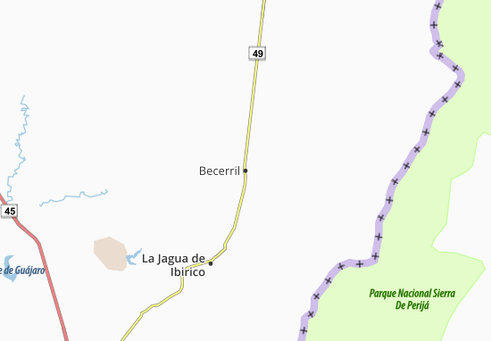 Becerril Map