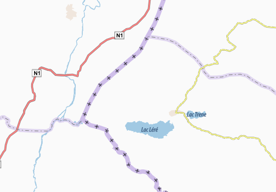 Mapa Tébara