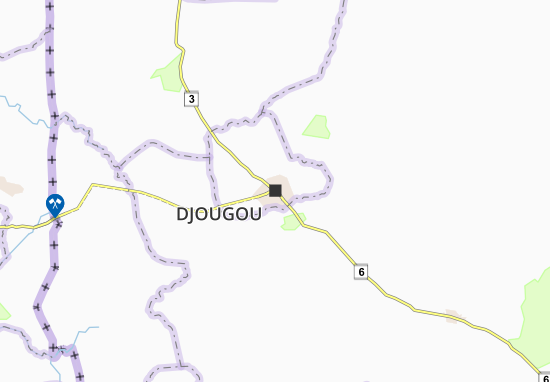 Djougou Map