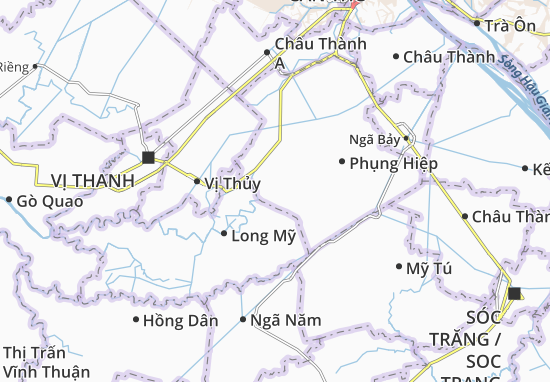 Kaart Plattegrond Phương Bình