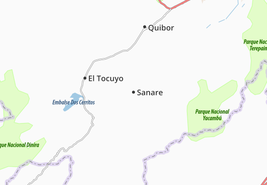 Mapa Sanare