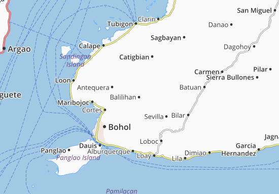 Karte Stadtplan Balilihan