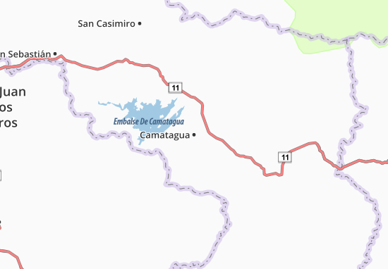 Karte Stadtplan Camatagua