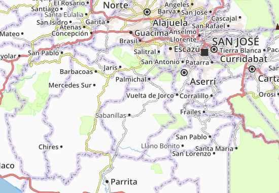 Karte Stadtplan Guaitil