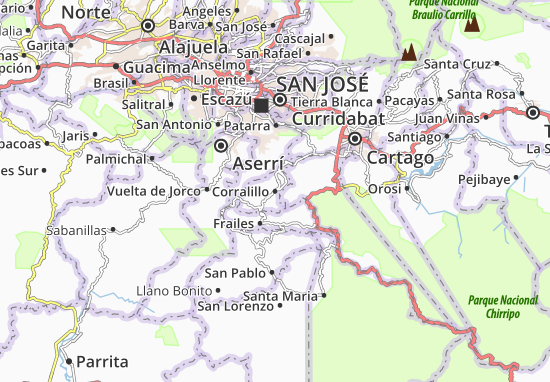 Karte Stadtplan Corralillo