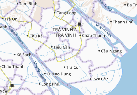 Kaart Plattegrond Ngãi Hùng