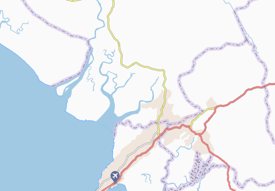 Karte Stadtplan Dentefore