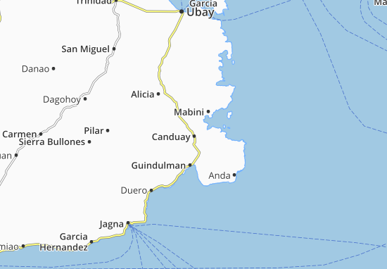 Karte Stadtplan Canduay