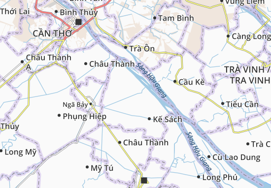 Karte Stadtplan Trinh Phú