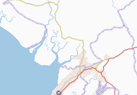 Kaart Plattegrond Bagueya