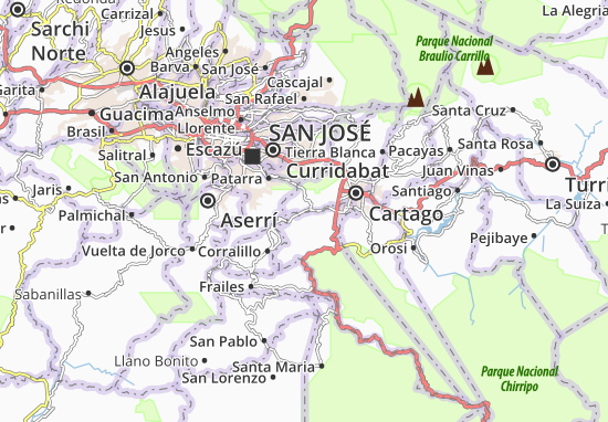 Karte Stadtplan Quebradillas