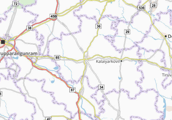 Sivaganga Map