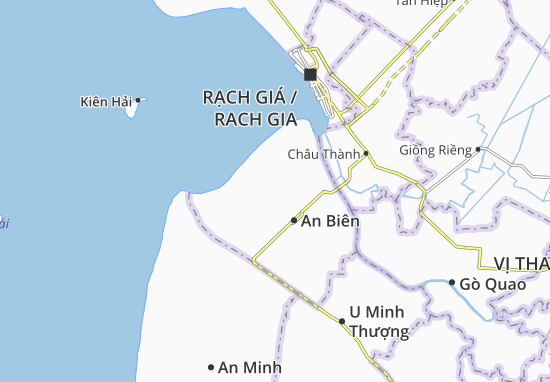 Kaart Plattegrond Nam Yên