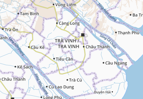 Lương Hòa A Map