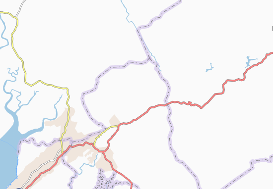 Karte Stadtplan Niegueya