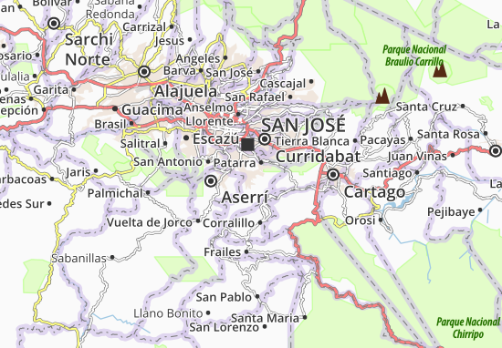 Mapa Los Guido