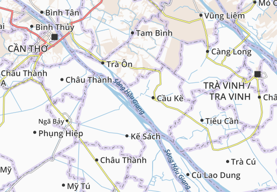 Karte Stadtplan An Phú Tân