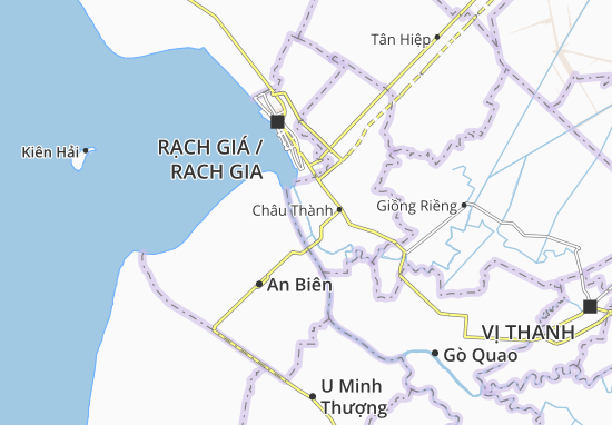 Kaart Plattegrond Vĩnh Hòa Phú