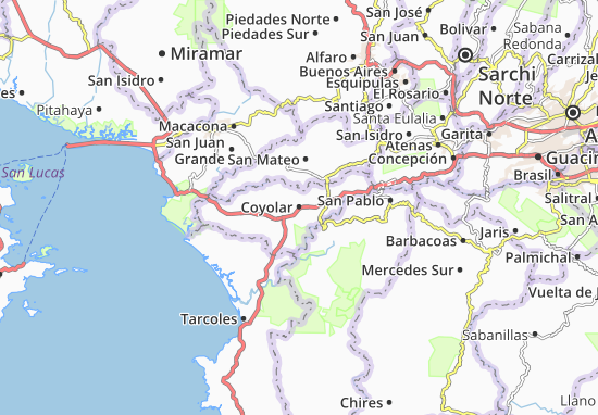 Coyolar Map