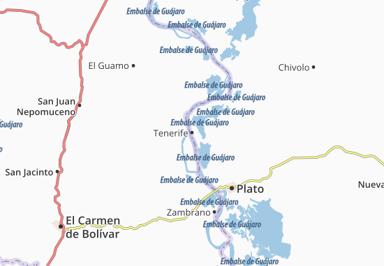Karte Stadtplan Tenerife