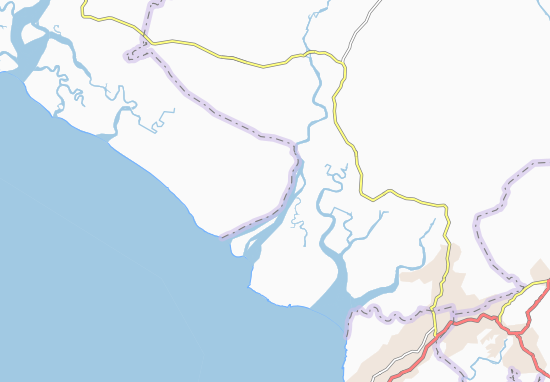 Kaart Plattegrond Tougueta