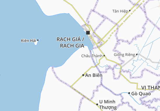 Kaart Plattegrond Tây Yên