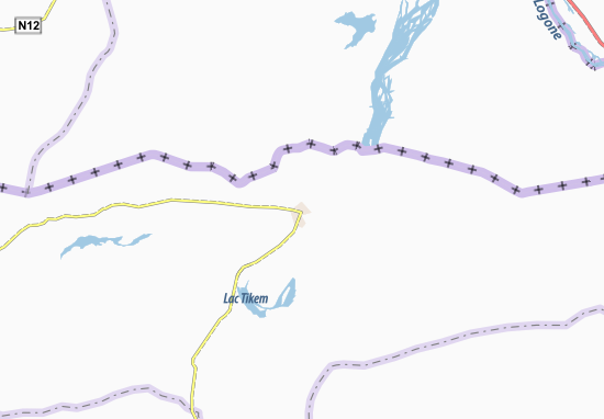 Mapa Fianga