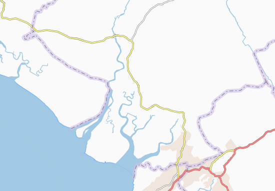 Mapa Banfou