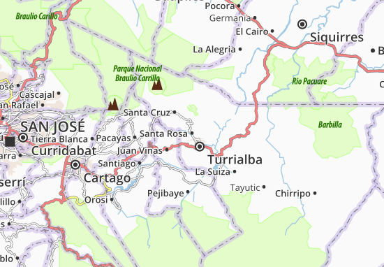 Karte Stadtplan Santa Rosa