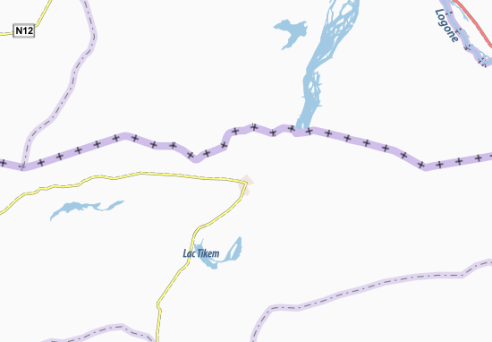 Kaart Plattegrond Lingoua