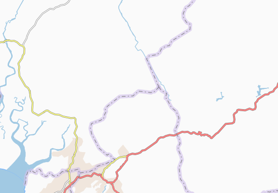 Kaart Plattegrond Toumaniakori
