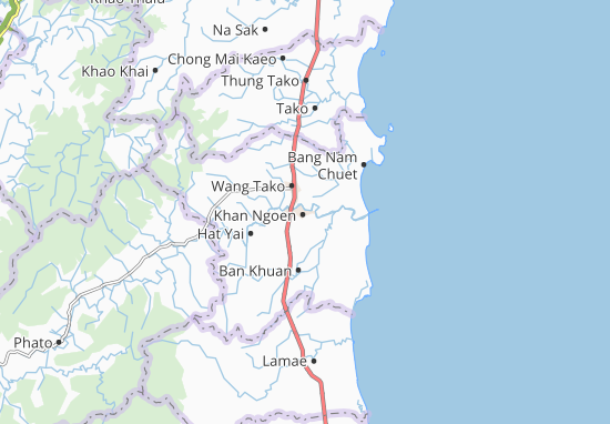 Carte-Plan Lang Suan