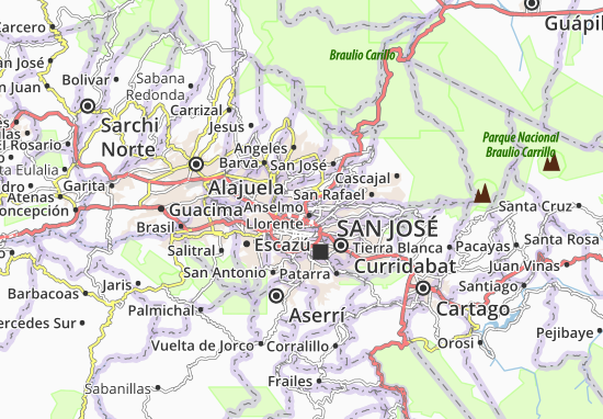 Kaart Plattegrond San Juan