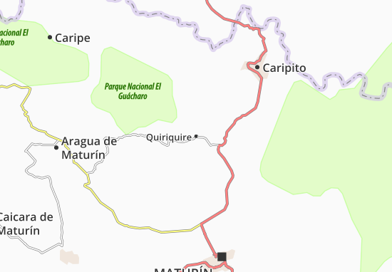Karte Stadtplan Quiriquire