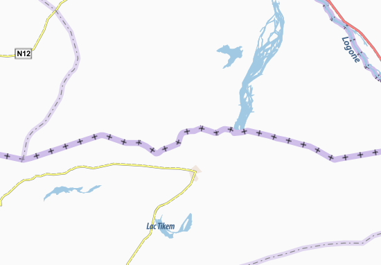 Karte Stadtplan Kedoua