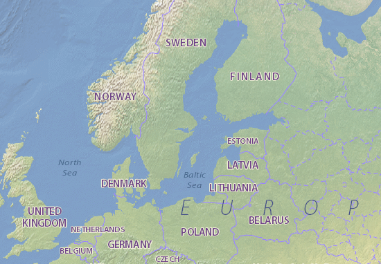 Image result for sweden map
