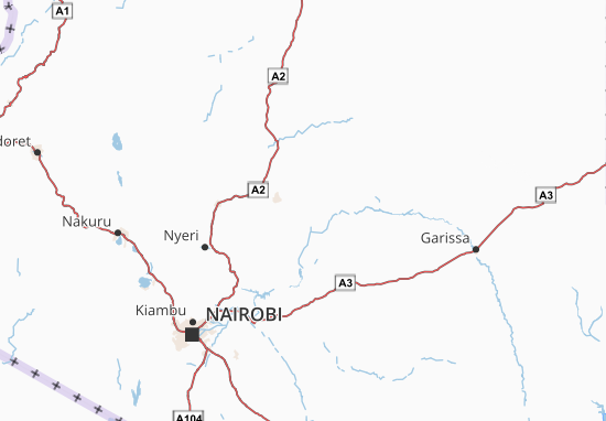 Mapa Kenya