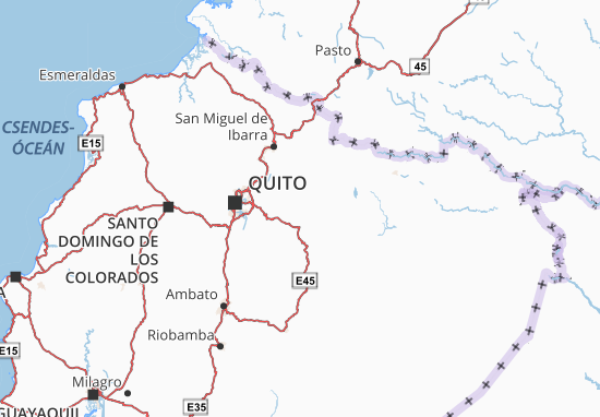 Karte Stadtplan El Chaco