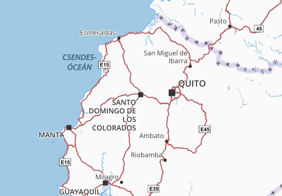 Carte-Plan Santo Domingo