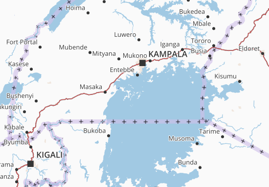Karte Stadtplan Kalangala