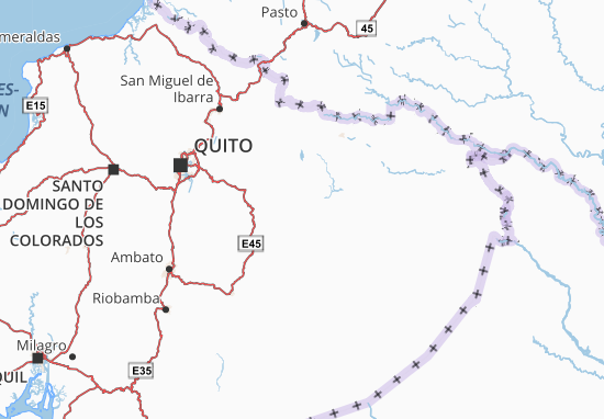 Karte Stadtplan Loreto