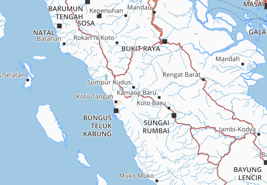 Kota Sawah Lunto Map