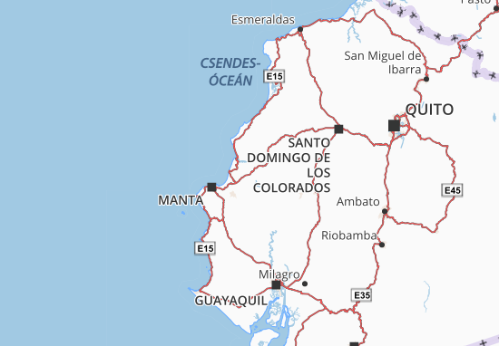 Tosagua Map