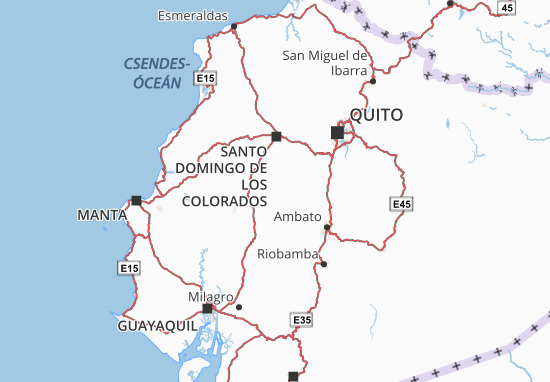Karte Stadtplan La Mana