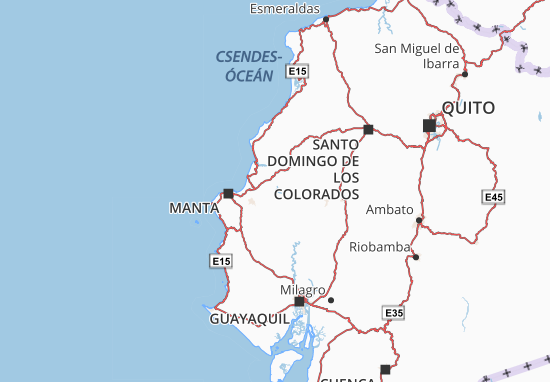 Kaart Plattegrond Junín