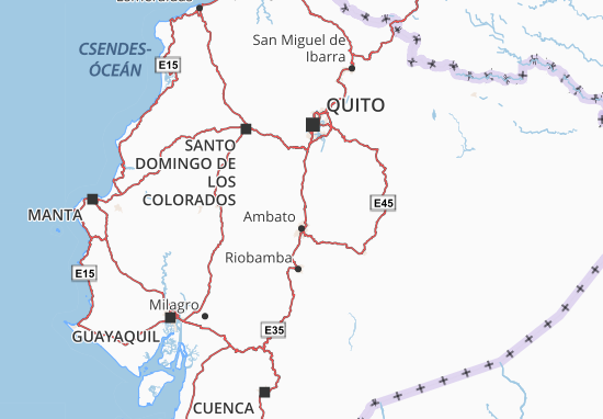 Karte Stadtplan Salcedo