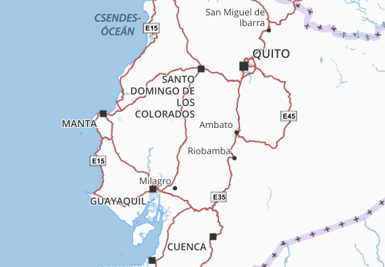 Kaart Plattegrond Las Naves