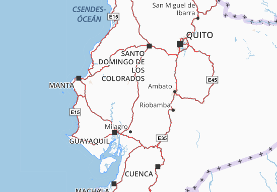 Karte Stadtplan Ventanas