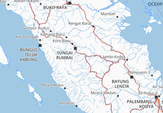 Karte Stadtplan Bungo