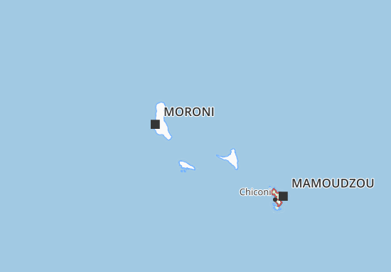 Mapa Comores